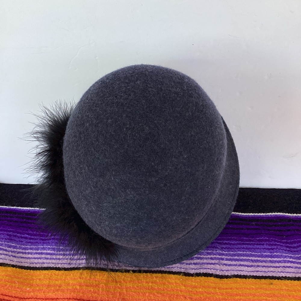 Vintage Nordstrom Women’s Wool fancy hat made in Italy 100% wool - Picture 6 of 10